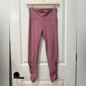 Whisper Taupe Pink High-Waisted Leggings